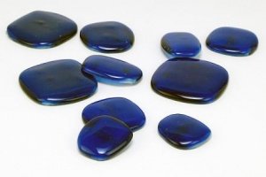 Deko-Plättchen blau