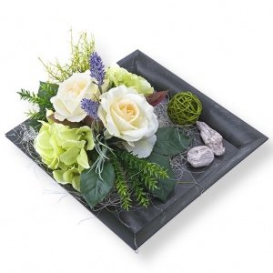 Deko-Schale grün-weiß