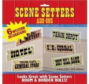 Deko-Schilder *Western*