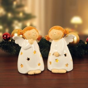 Deko-Windlichter Engel 2er,Set