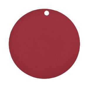 Dekoanhänger Kreis, bordeaux, 10 St.