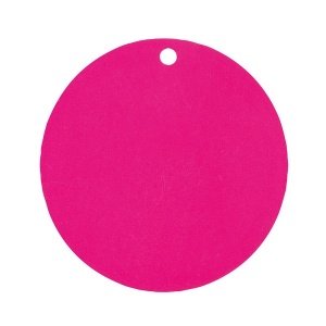 Dekoanhänger Kreis, fuchsia, 10 St.