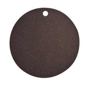 Dekoanhänger Kreis, schwarz, 10 St.