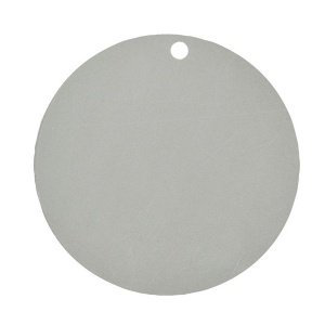 Dekoanhänger Kreis, silber, 10 St.