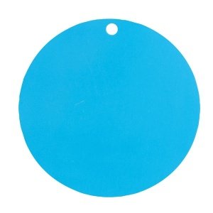 Dekoanhänger Kreis, türkis, 10 St.