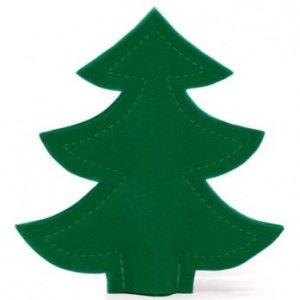 Dekobaum aus Filz grün von Hey Sign