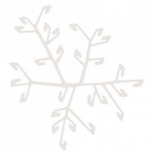 Dekoelement Cherrie solid weiß