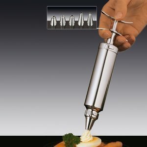 Dekorier- und Garnierspritze aus Edelsta