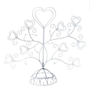 Dekoständer Herz, weiß