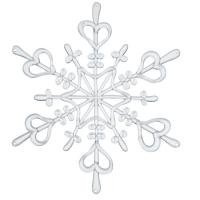 Dekostern Flake L transparent klar von K