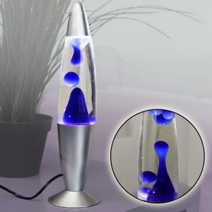 Deluxe Lavalampe - blau