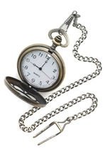 Deluxe Steampunk Taschenuhr silber