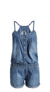 Denim Short Overall