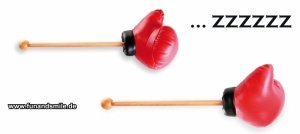 Der Boxhandschuh gegen Schnarchen
