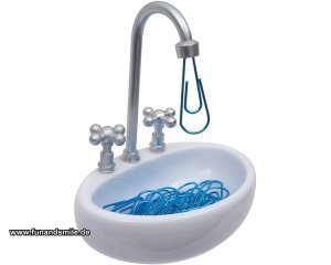 Der Büroklammerspender Drip Clip