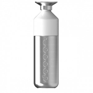 Der Dopper Trinkflasche Steel Pure White