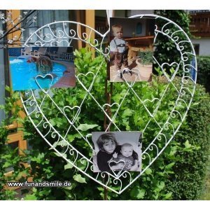 Der Fotohalter als romantisches Herz