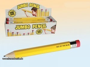 Der Jumbo Bleistift mit Radiergummi