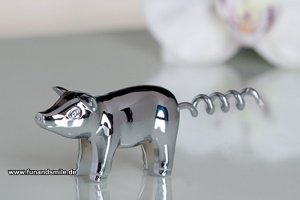 Der Korkenzieher Schwein