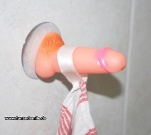 Der Penis Handtuchhalter