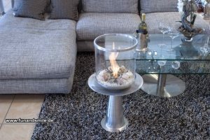 Der Tischkamin Fiona gebürstet oder poli