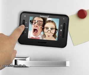 Der Videobotschaften Kühlschrankmagnet