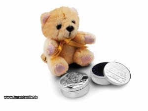 Der Zahn und Locken Bär mit Dose