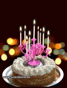 Der dekorative Kerzenständer