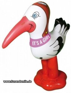 Der dekorative Storch zur Geburt 160cm