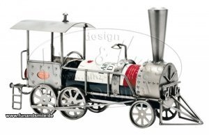 Der edle Weinflaschenhalter im Eisenbahn