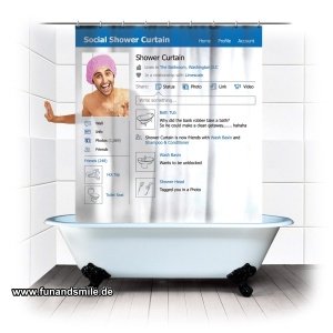 Der geile Social Shower Duschvorhang für