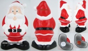 Der grinsende Weihnachtsmann als Spardos