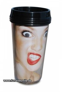 Der kreative Foto Kaffeebecher - Face Mu