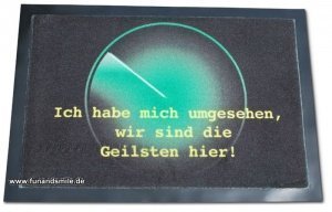 Der originelle Fußabtreter - Wir sind di