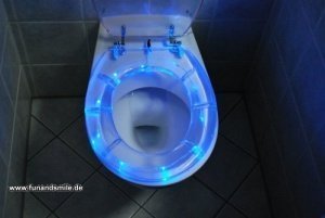 Der originelle Toilettensitz mit LED Bel