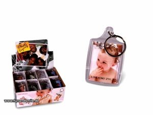 Der schöne Fotorahmen Schlüsselanhänger 