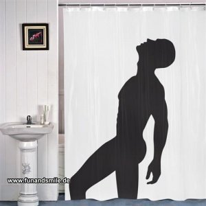 Der sexy Mann Duschvorhang für Frauen