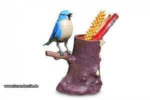 Der singende Stiftehalter im Vogel Desig