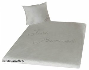 Der traumhaft schöne Just Married Bettbe