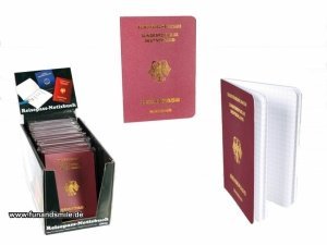 Der versteckte Notizblock Reisepass