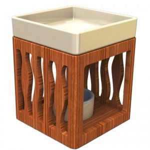 Design-Duftlampe aus Bambus