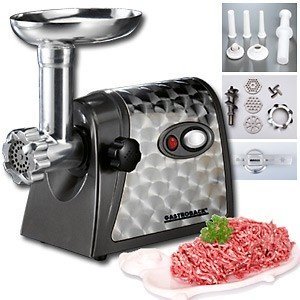 Design Fleischwolf mit Zubehör und Sprit