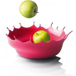 Design-Schale Dropp pink