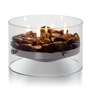 Design-Tischfeuerstelle Fire rund