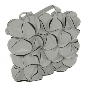 Designer-Handtasche Blossom, h-grau