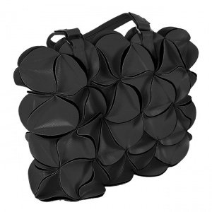 Designer- Handtasche Blossom, schwarz