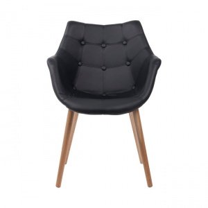 Designer-Stuhl Eleven, schwarz