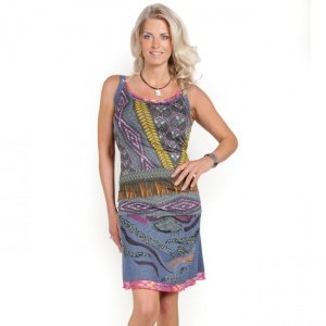 Designerkleid mit Bolero Postitano