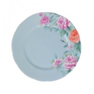 "Dessertteller „Ascot"" mit Pfingsrosenm