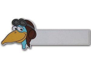 Deutsches Funschild mit Vogelmotiv und I